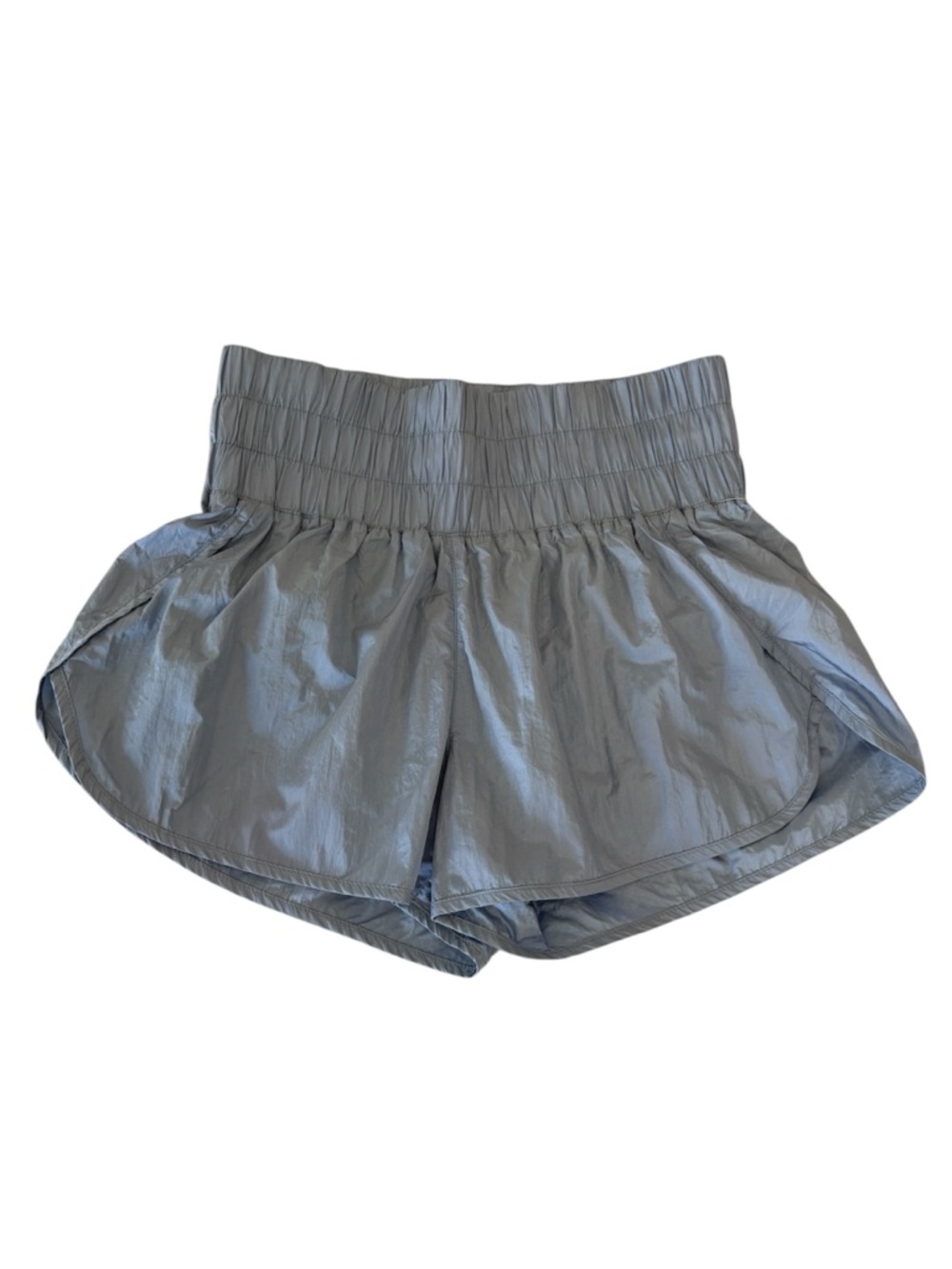 New XS Altar’d State AS Revival Blue Smocked Dolphin Hem Flowy Athletic Shorts